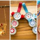 18 idei ingenioase de Decorațiuni handmade și din Materiale Reciclabile pentru un Crăciun de neuitat