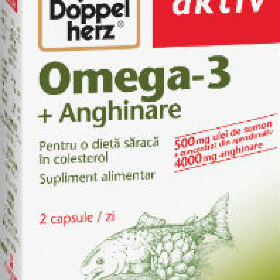 Beneficiile capsulelor Omega 3 + Anghinare
