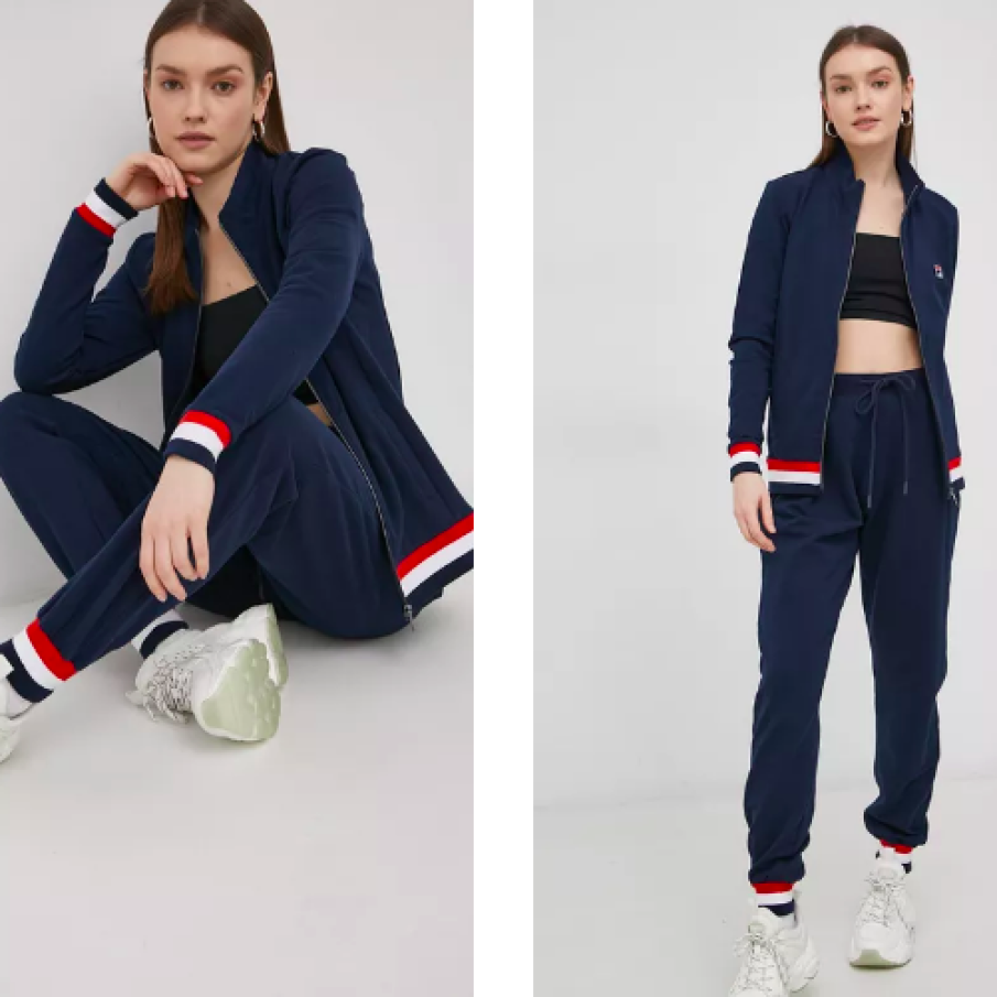 Fila Trening femei, culoarea albastru marin