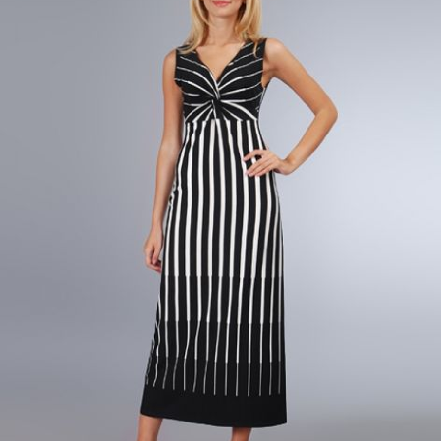 Rochie lunga Yokko cu imprimeu grafic