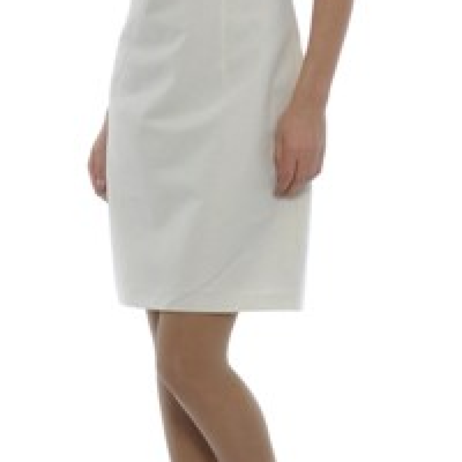 Rochie alba, simpla, de efect