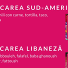 Preparatele din bucataria sud-americana, mancarea libaneza si sandwich-urile proaspete cresc puternic in preferint