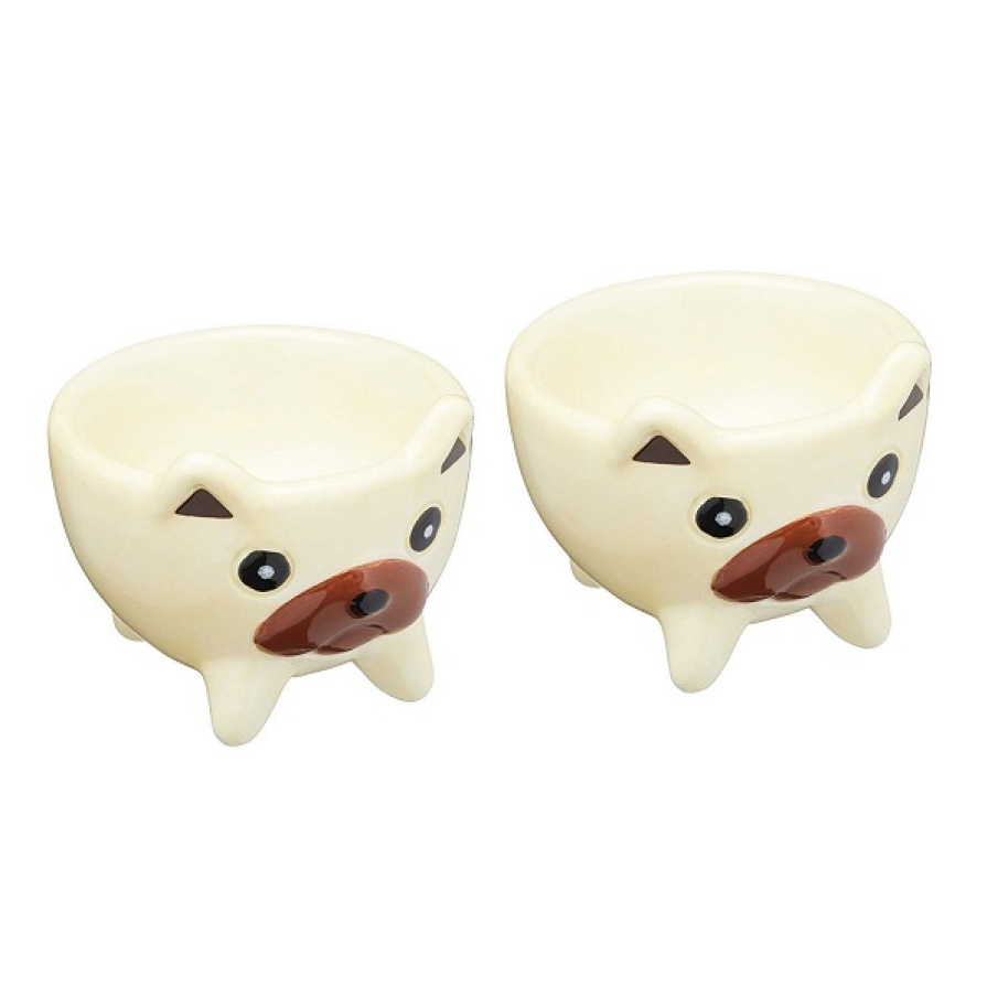 Set de 2 vase ce pot fi folosite cu încredere drept suport de ouă. Sunt haioase și perfecte pentru masa de Paști căci vor trezi zambetele pe chipul celor mici. 