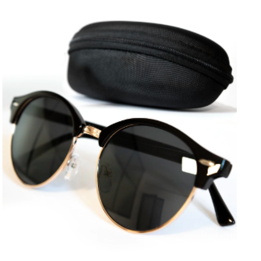 Ochelari de soare damă, UV400, Marime universală, Negru