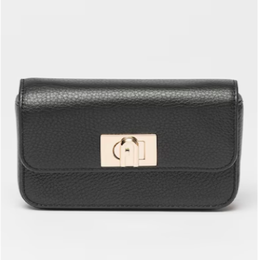 Furla Borsetă neagră de piele