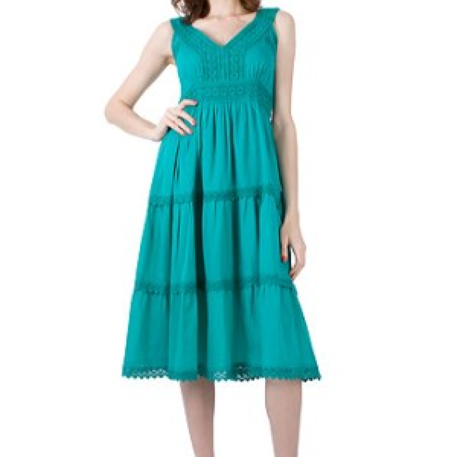 Rochie verde proaspat