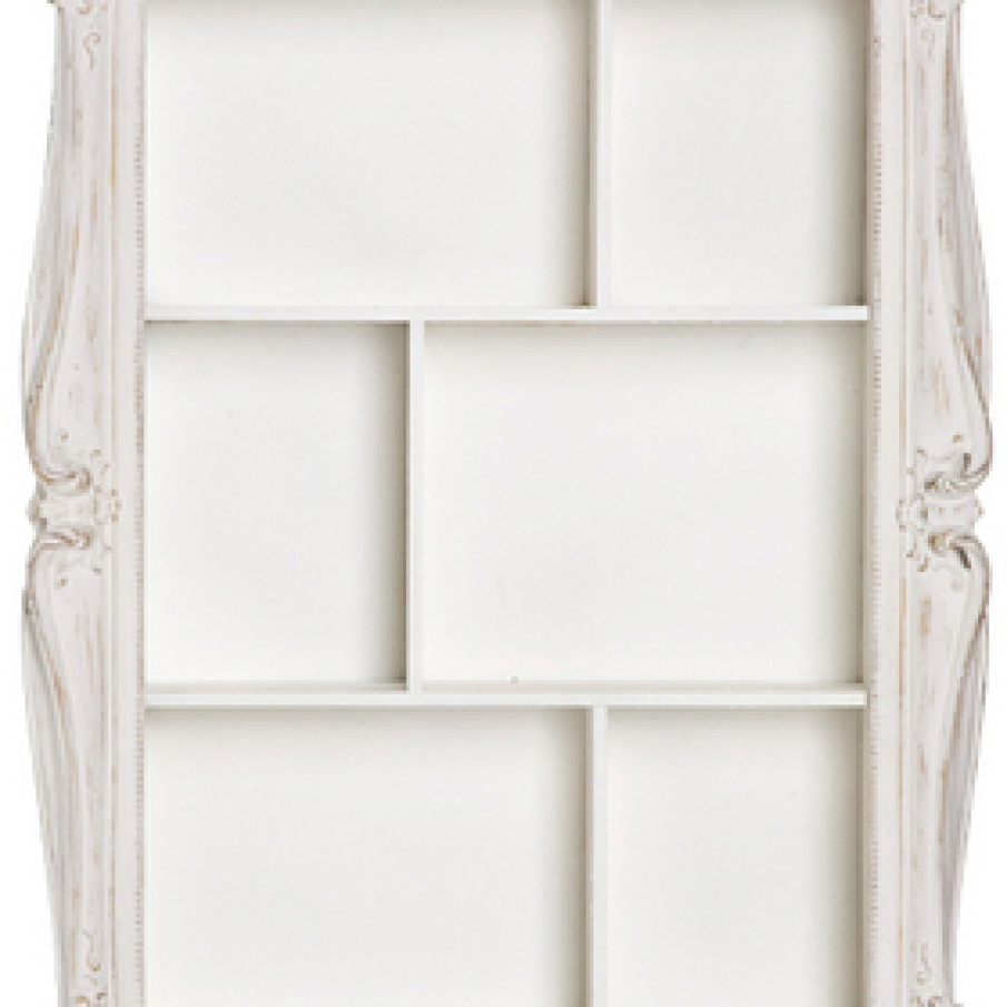 Wall Shelf Collector Barock White