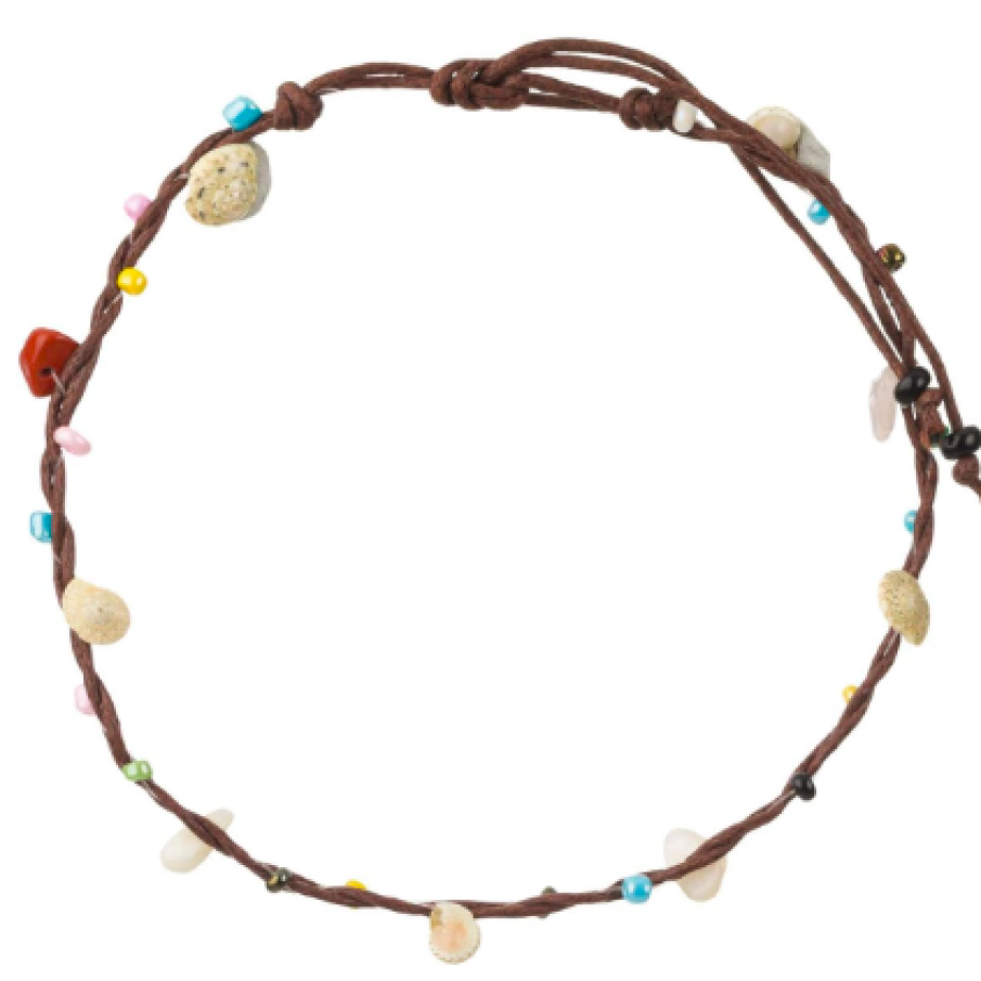 Brățară picior cu scoici ornamentale