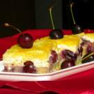 Prajitura cu cirese si branza de vaci