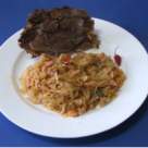 Pulpa de berbec in sos de mustar