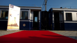 Trenul regal ne astepta in statie