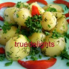 Cartofi cu lamaie la cuptor