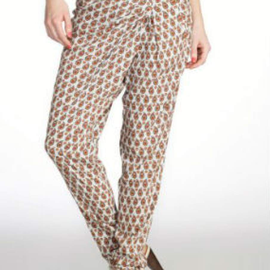 Pantaloni cu imprimeu indian