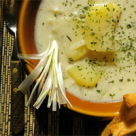 Supa de cartofi cu kaiser si usturoi