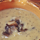  Supa-crema de fasole si ciuperci coapte 