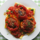 Chiftele in inele de ardei gras