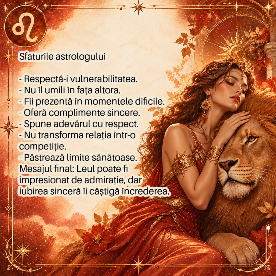În spatele mândriei LEULUI se ascunde o RANĂ pe care puțini o văd! Gestul care îi poate câștiga încrederea pentru totdeauna