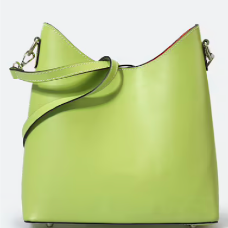 Massimo Castelli Geantă uni de piele cu baretă de umăr