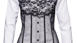 Camasa eleganta in stil corset