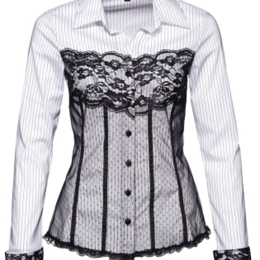 Camasa eleganta in stil corset
