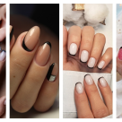 Manichiura franțuzească neagră – manichiura toamnei cu efect puternic de contrast! 25 de modele și idei de unghii French (BLACK) moderne, simple și spectaculoase - de avut în vedere pentru data viitoare când îți vei face manichiura