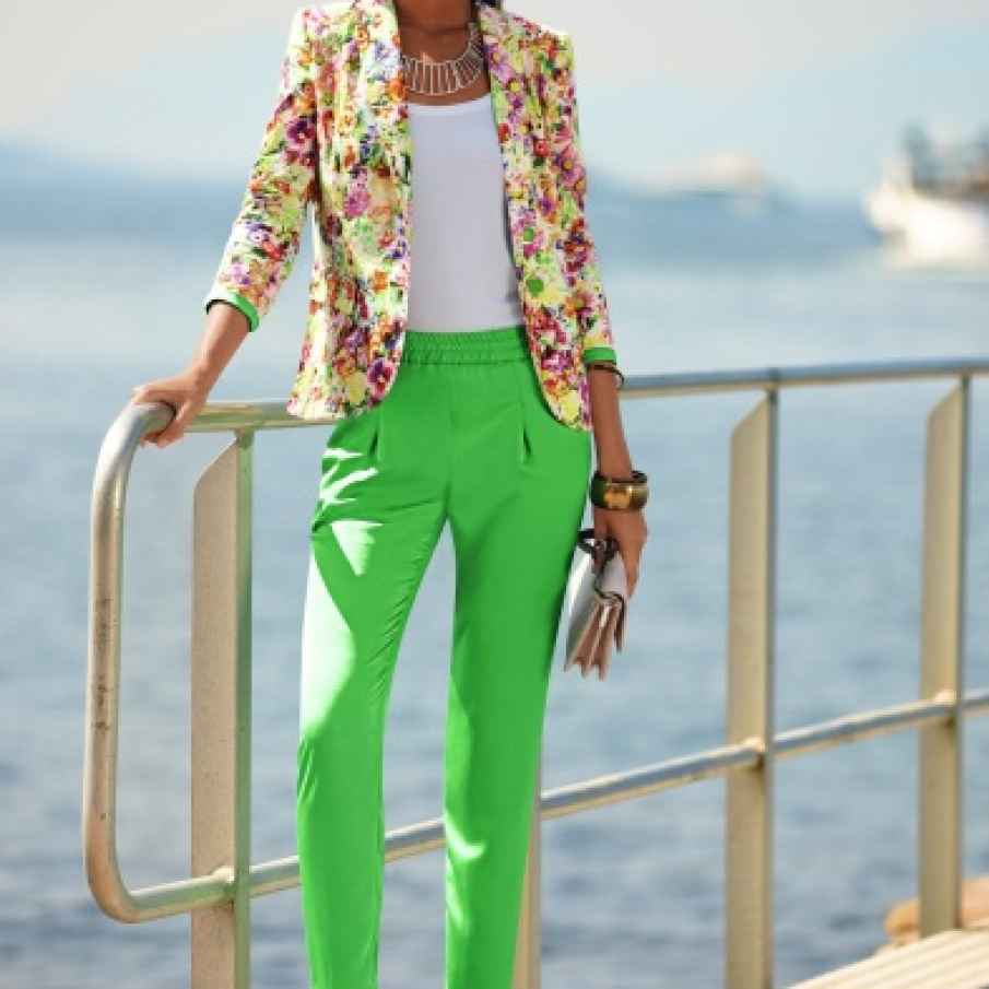 Culorile neon si 'color block'