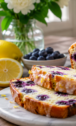 Chec cu lămâie, ricotta și afine: prăjitura umedă și aromată care rămâne fragedă zile întregi
