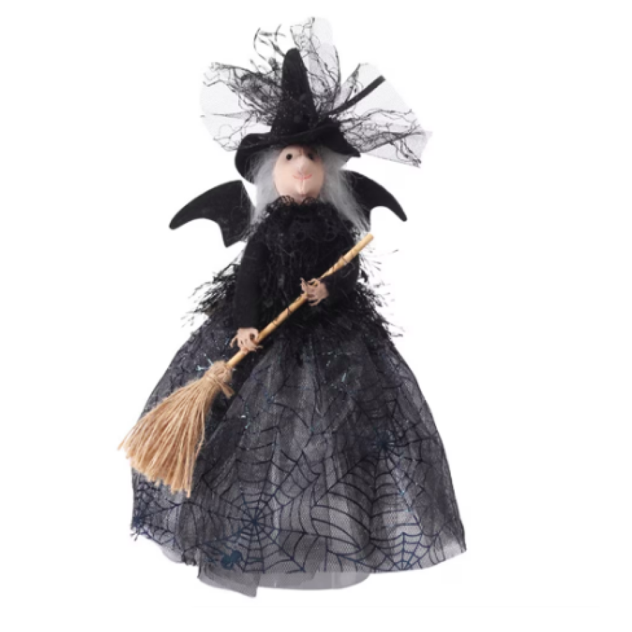 Decorațiune vrăjitoare, Cozevdnt, Organza/Pânză, Negru