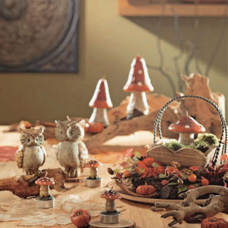 Lumanare ciuperca/bufnita