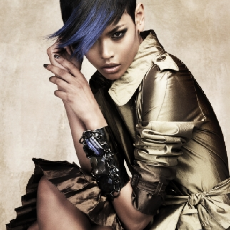 Pixie Crop cu suvite albastrui