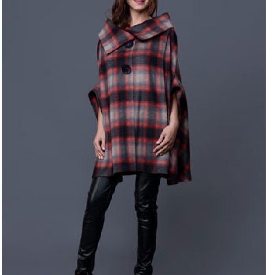 Jacheta in carouri din lana DonaKyrosJST