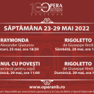 „Raymonda”, „Rigoletto” și „Pianul cu povești”, în programul Operei Naționale București