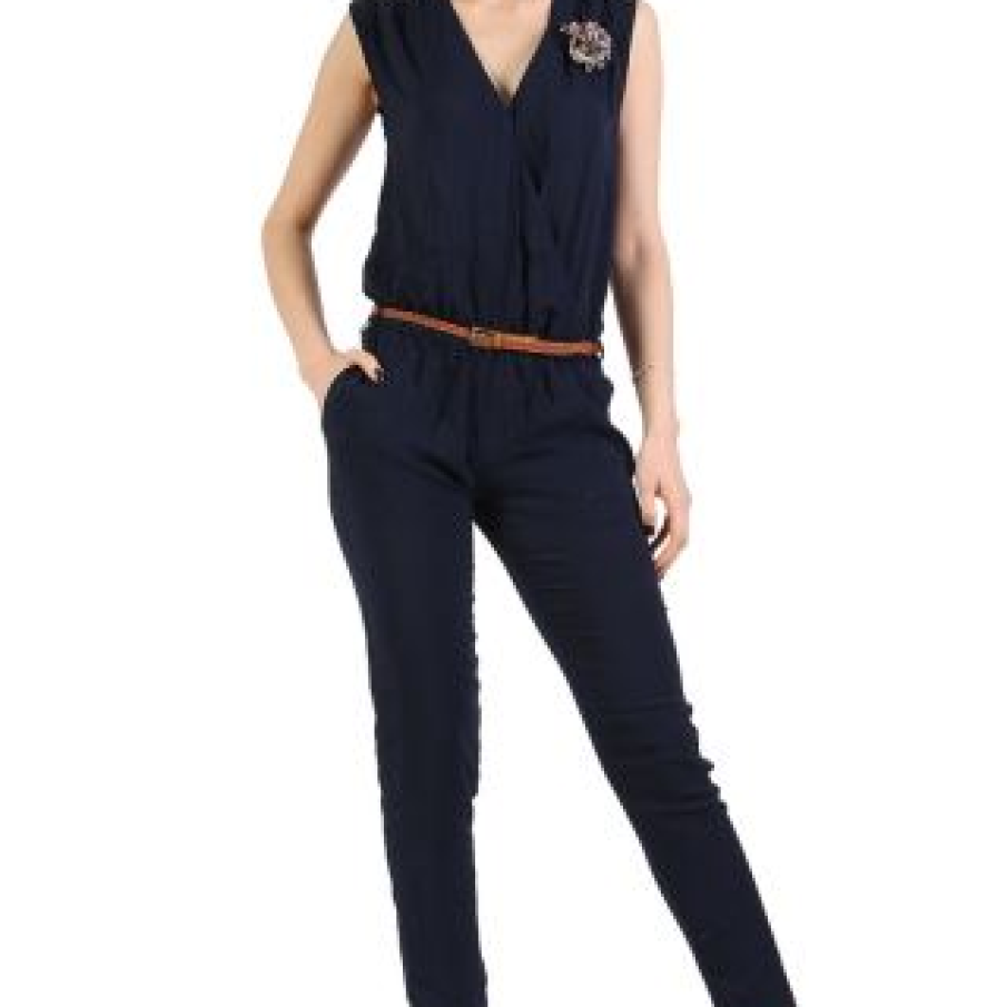 Salopeta eleganta bleumarin 