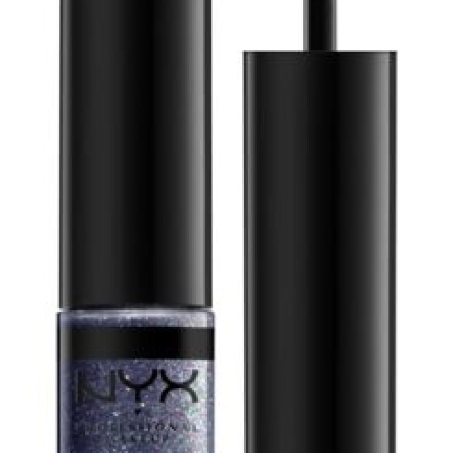 Tuș lichid de ochi cu glitter de la  NYX Professional Makeup, având o formulă specială cu particule sclipitoare