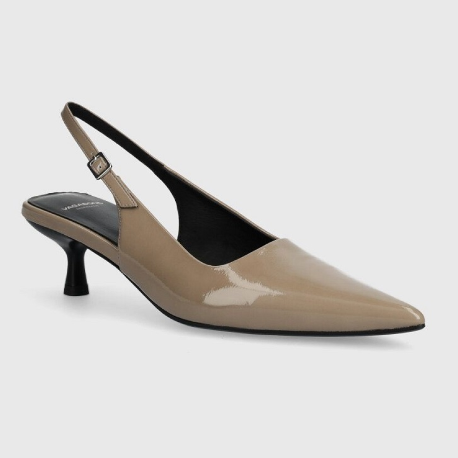 Pantofi cu toc subțire de 5 cm din colecția Vagabond Shoemakers, confecționati din piele lăcuită