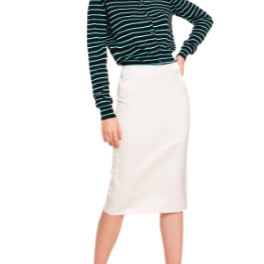 Fustă din matase, croială conică - Prada