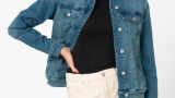 Esprit - Jachetă tailored fit din denim