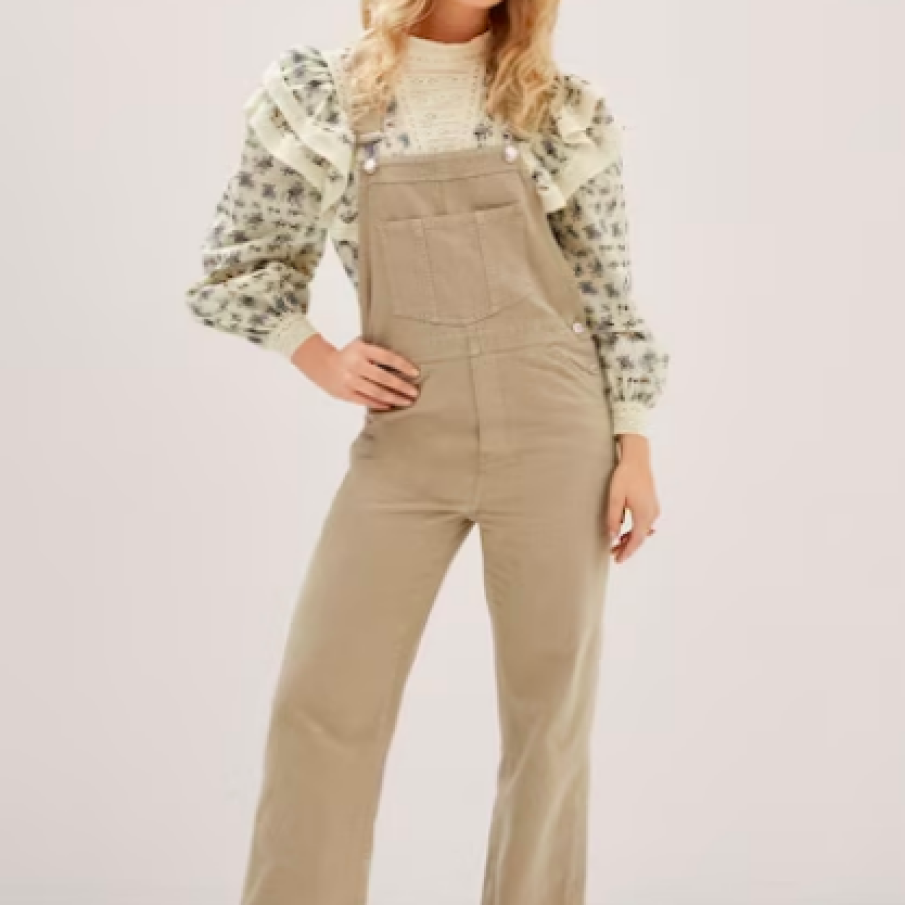 Mango Salopetă din denim cu buzunare Janina