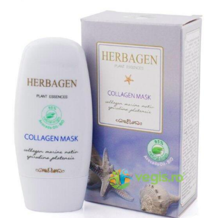 Masca Colagen+Spirulină Bio 50ml HERBAGEN