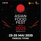 Călătorie culinară prin Asia, fără pașaport:  Parcul Titan găzduiește cea de- a 5-a ediție Asian Food Fest, între 23 și 25 mai