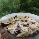 Muschi de vita cu sos de lamaie si Orez cu fasole rosie