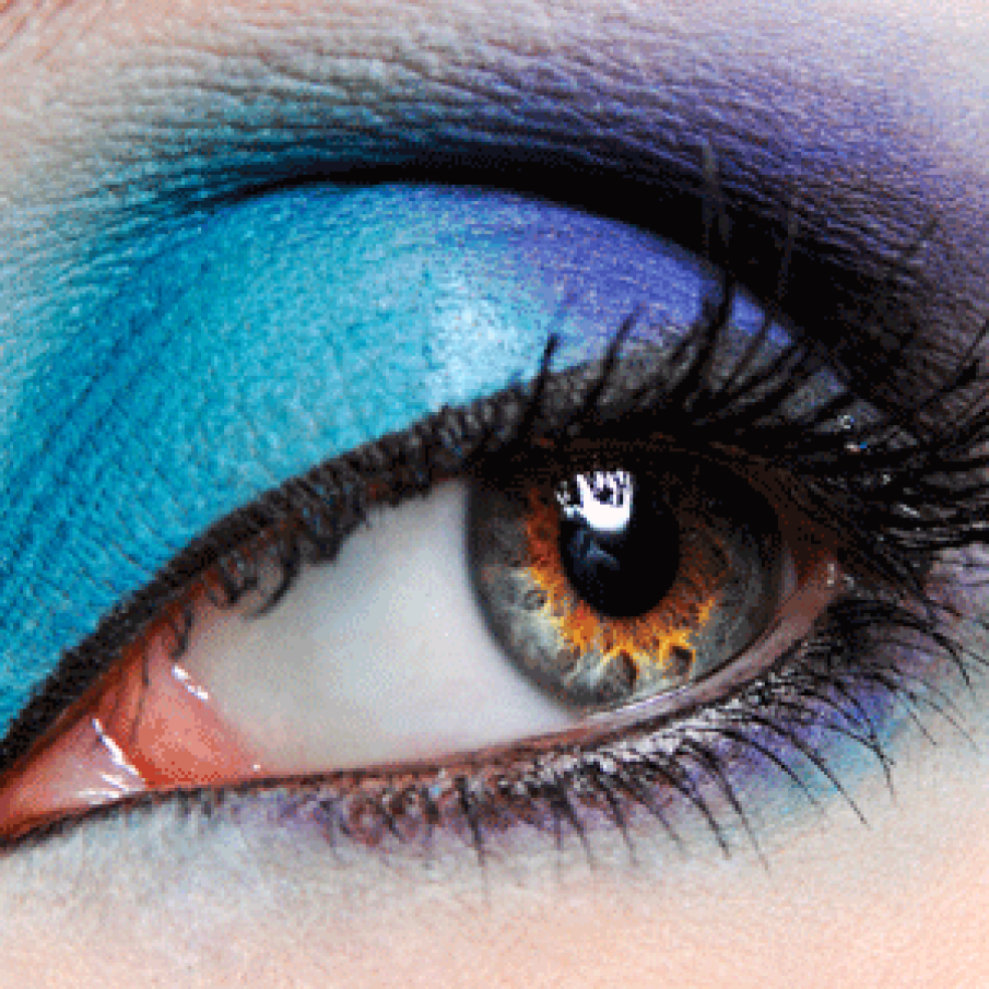 Make-up contrastant, de efect