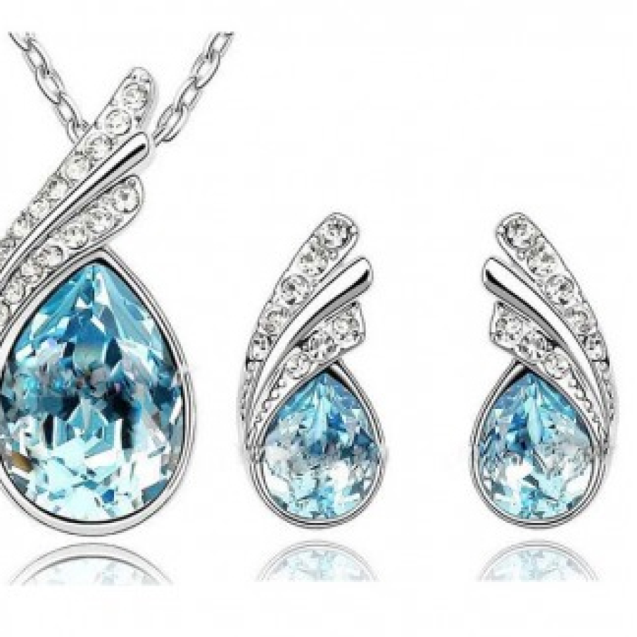 Cadou de Paste pentru EA: Hope Blue Cercei si Colier 