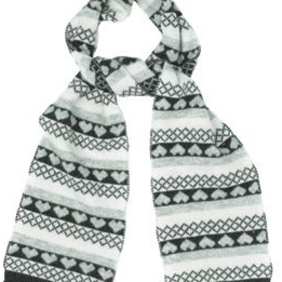 Fairisle Heart Scarf