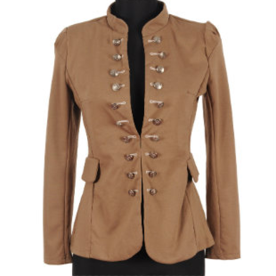 Sacou bej tricot, model necaptusit si cambrat