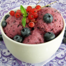 Inghetata de afine cu iaurt