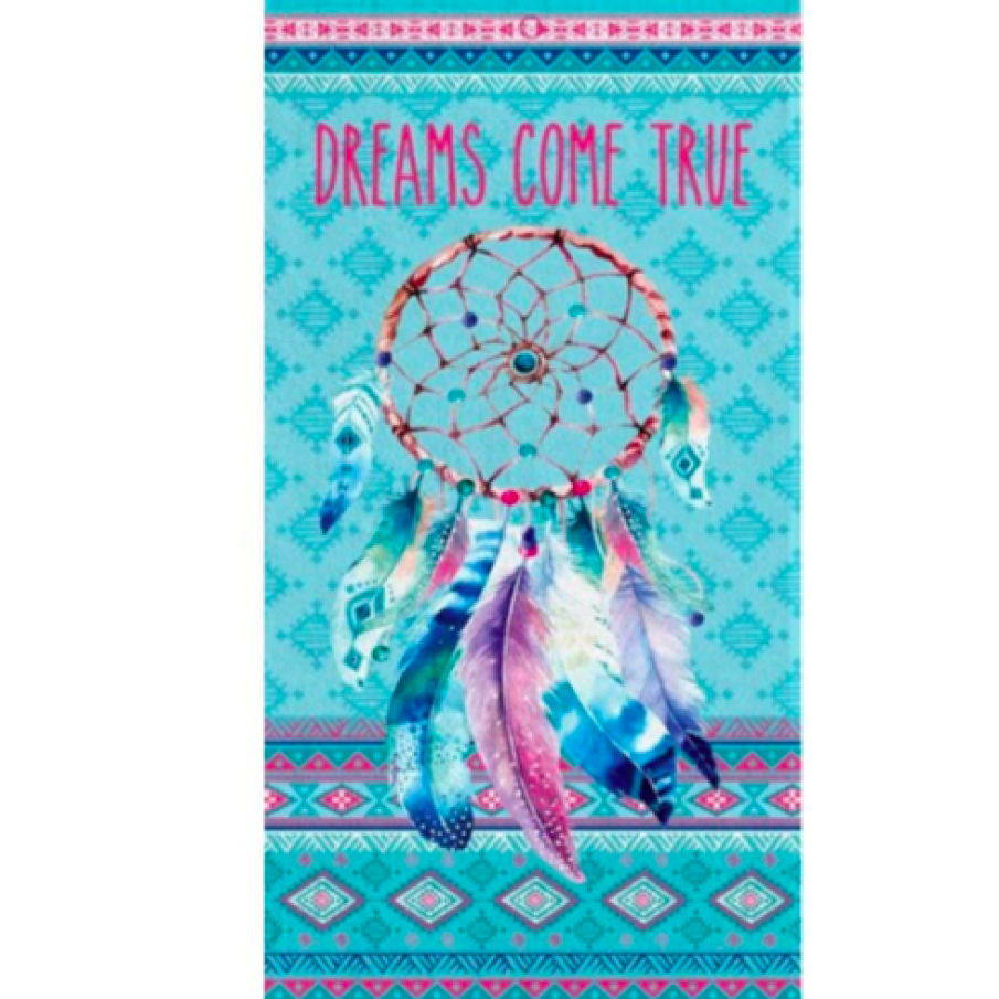 Prosop Plajă 100% Bumbac 70x140 cm, Dreamcatcher, Multicolor