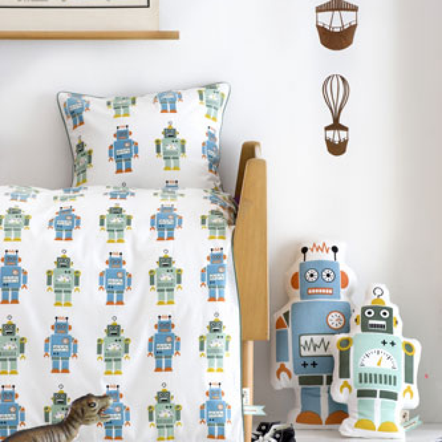 Dormitor pentru baieti: roboti
