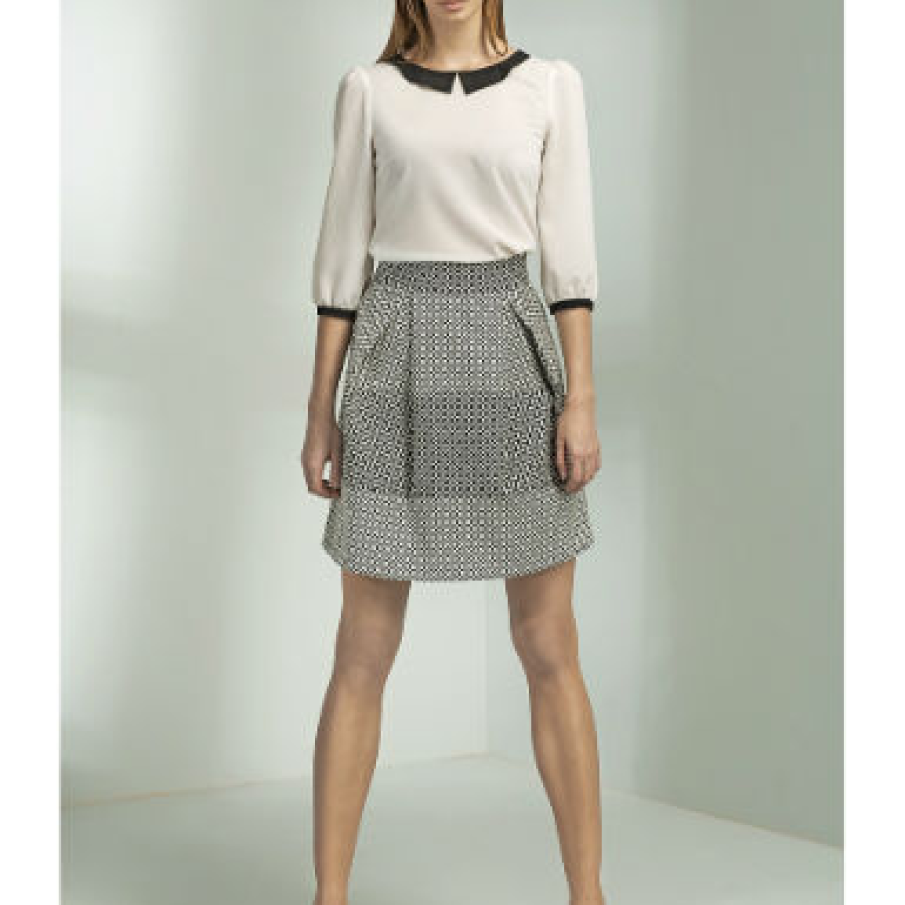 Fusta cu talie inalta