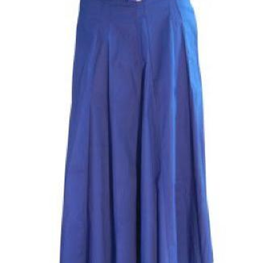 Fusta lunga, in albastru intens 